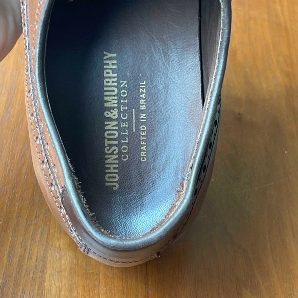 Johnston & Murphy - Men\'s Shoes Vaughn Longwing - Cognac - 24-2374